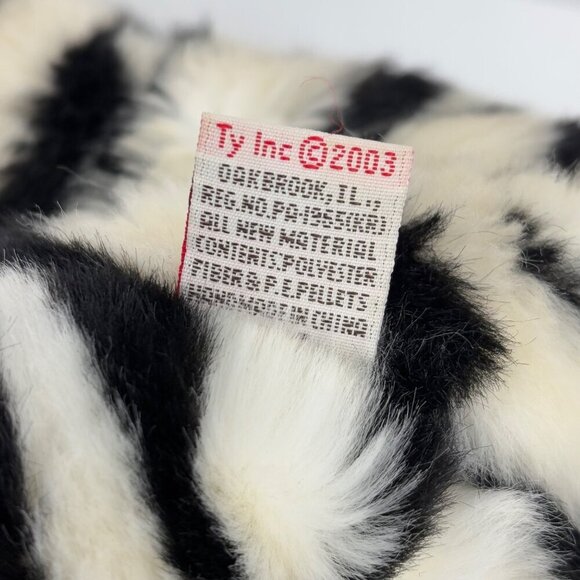 Ty Classic Streaks White Siberian Tiger Plush Stuffed Animal Toy Vintage 2003 - Picture 12 of 13